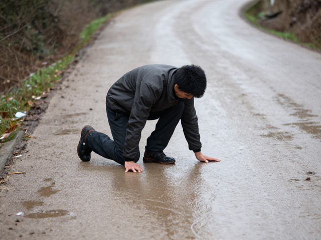 泥泞湿滑路下蹲步法技巧,不在陡坡边缘停留的安全指南