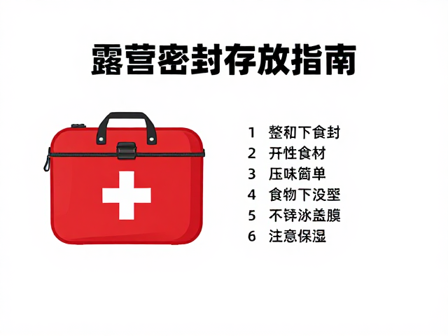 露营保暖与食物密封存放指南,急救包必备清单