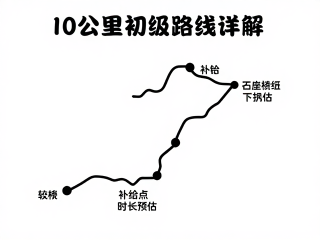 新手徒步攻略，10公里初级路线详解，含补给点规划与时长预估