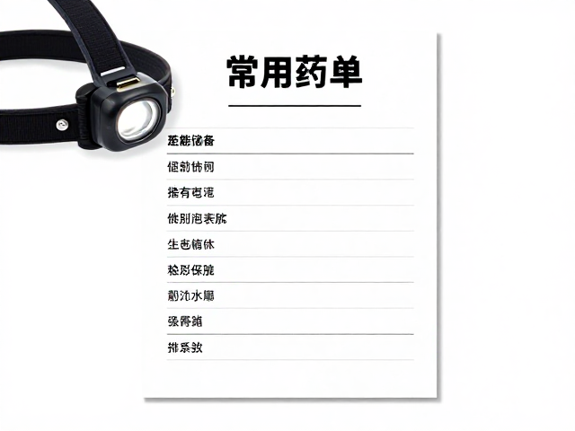 常用药清单:基础医疗包的配置逻辑