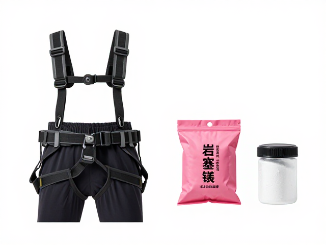 岩塞粉袋镁粉套装怎么选？搭配全身式安全带，新手登山安全指南