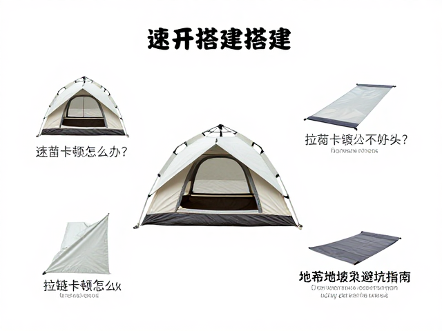 速开帐篷搭建步骤,拉链卡顿怎么办?地布铺设避坑指南