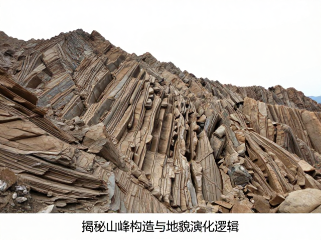 岩层倾角如何影响水系切割?揭秘山峰构造与地貌演化逻辑
