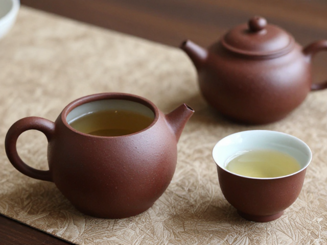 江苏宜兴茶席美学,釉色含蓄之美,打造极致东方意境