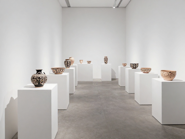展品间距与观展动线的心理构建