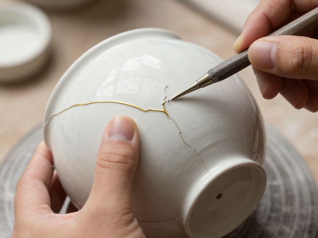 传统金缮与锔瓷的修复逻辑