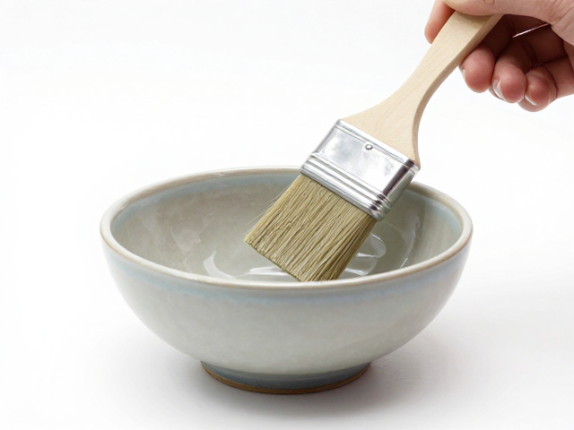 刷釉手法的标准化操作与厚度控制