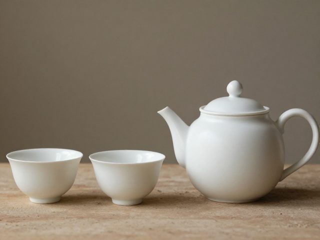 定制手作陶瓷茶具套装,匠心修坯工艺呈现独特茶韵