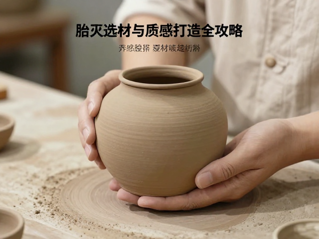 茶叶罐手捏成型工艺解析,胎土选材与质感打造全攻略