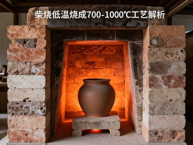 柴烧低温烧成700-1000℃工艺解析,耐火砖如何决定窑内火候与陶艺质感