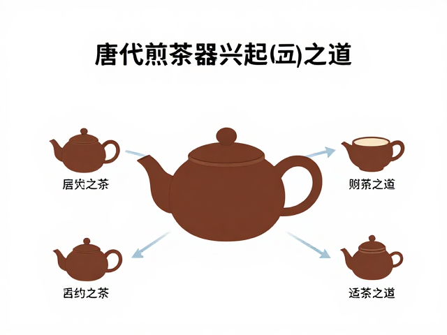 唐代煎茶器兴起,茶壶文化演变与器以适茶之道