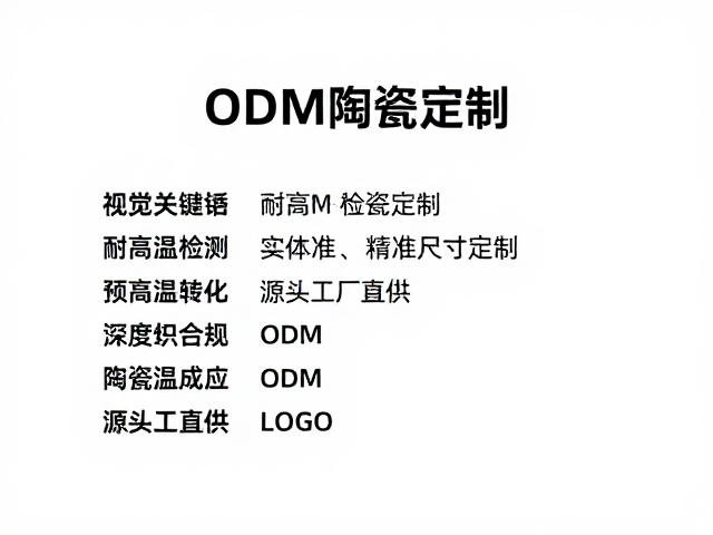 ODM陶瓷定制,耐高温检测,精准尺寸定制,源头工厂直供