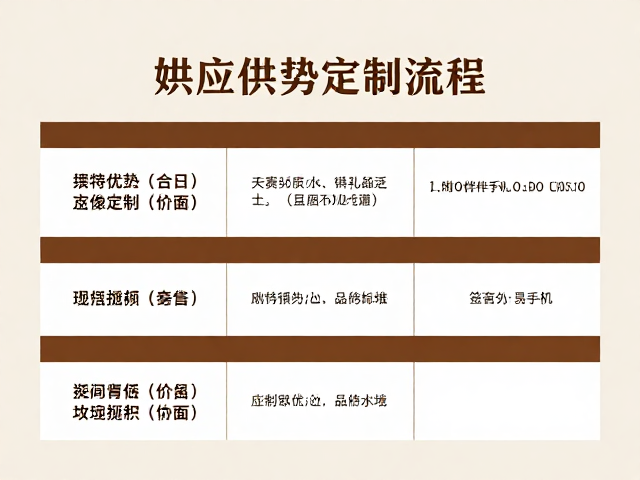 供应链优势与定制流程解析