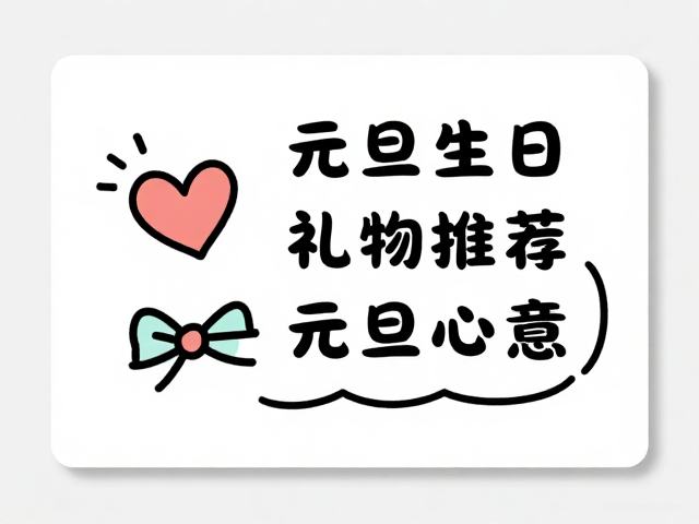 元旦生日礼物推荐,专属图案手绘定制,打造独一无二心意