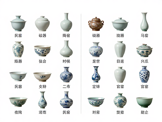 陶瓷术语大全,炻器特点解析,民窑与官窑区别对比