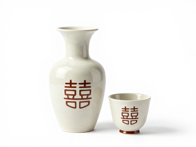 定制花器与陶瓷喜杯,婚礼日期前的完美婚品搭配指南
