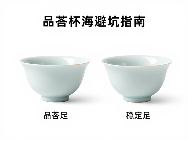 品茗杯圈足怎么选?搭配茶海避坑指南,懂茶人都看这里!