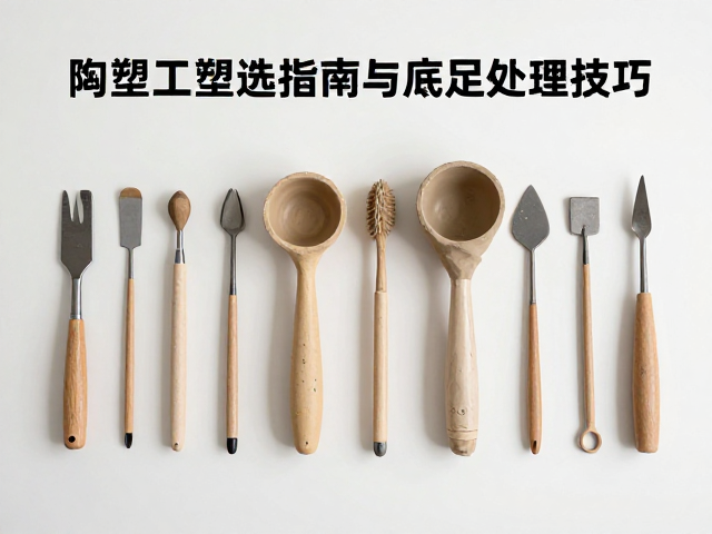 陶艺工作室必备,泥塑工具套装选购指南与底足处理技巧