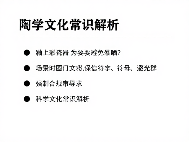 科学存放与避光策略