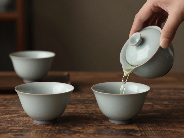 日常茶具搭配指南,让釉色自然流动,重塑茶席静谧氛围
