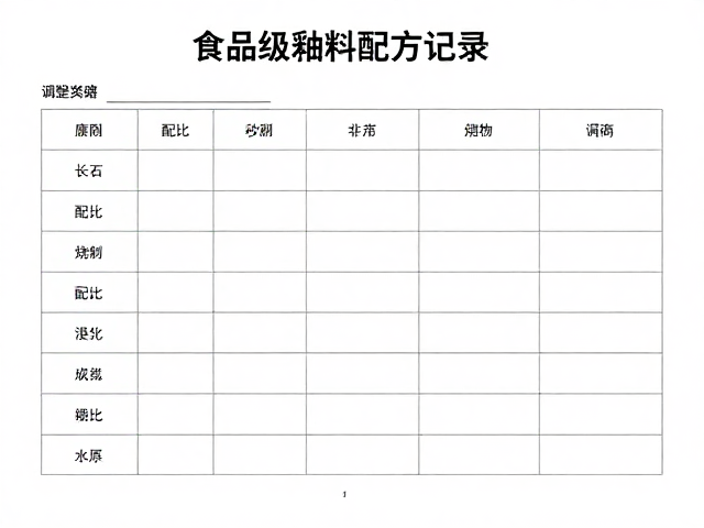 釉面缺陷分析与配方调整策略