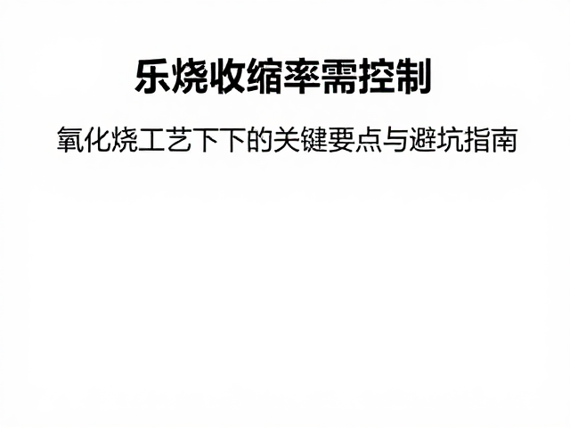 还原处理中的热震控制与收缩锁定