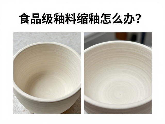 食品级釉料缩釉怎么办？浸釉工艺避坑指南与解决方案