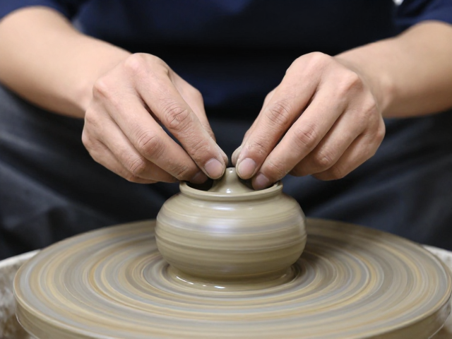 调整成型与烧制操作手法