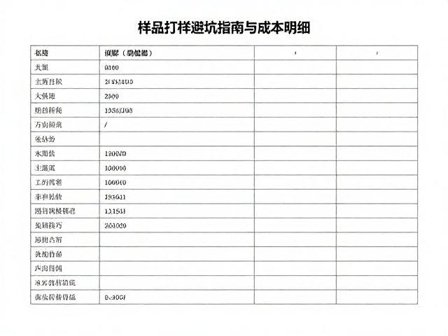成本明细的精细化拆解与核算
