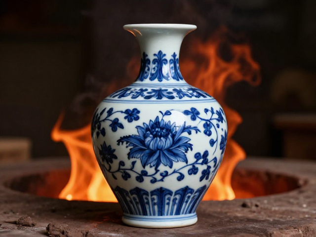 源于中国陶瓷传统,青花瓷风格与白瓷清透的绝美融合