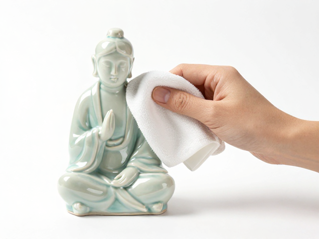 陶瓷人物摆件保养,避免强烈碰撞,让陶瓷雕塑历久弥新