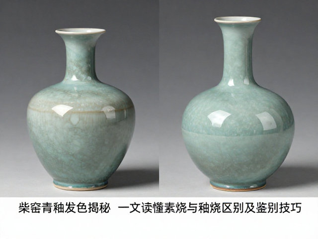 柴窑青釉与现代气窑烧制的差异对比