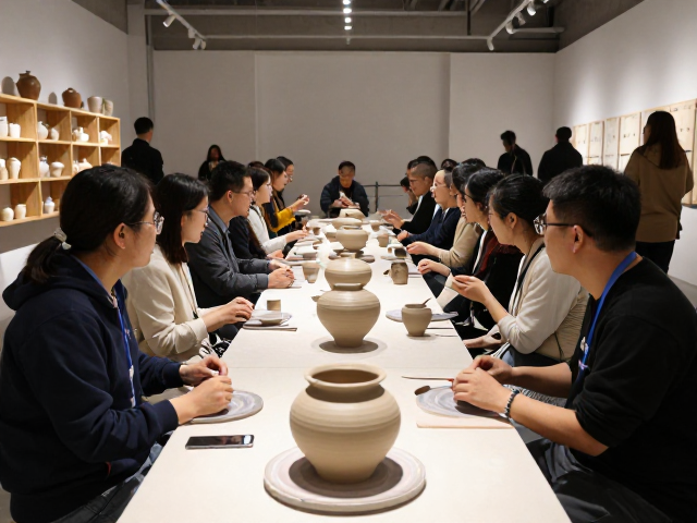 古陶瓷展邂逅当代陶艺,观众互动增强,沉浸式体验引爆流量