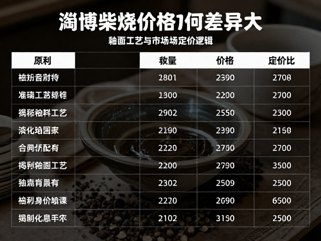釉料配方与后处理工艺的精细度分层