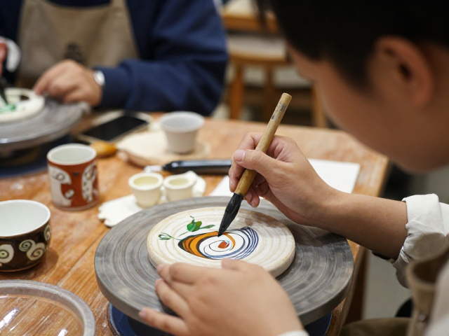 釉下彩绘重现大唐风韵,笔墨间流淌历史温情