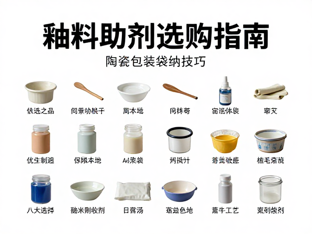 陶艺初学者必看,釉料助剂选购指南与陶瓷包装袋收纳技巧