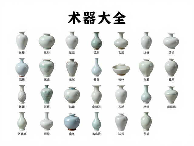 陶瓷花器釉烧工艺的核心分类与视觉特征