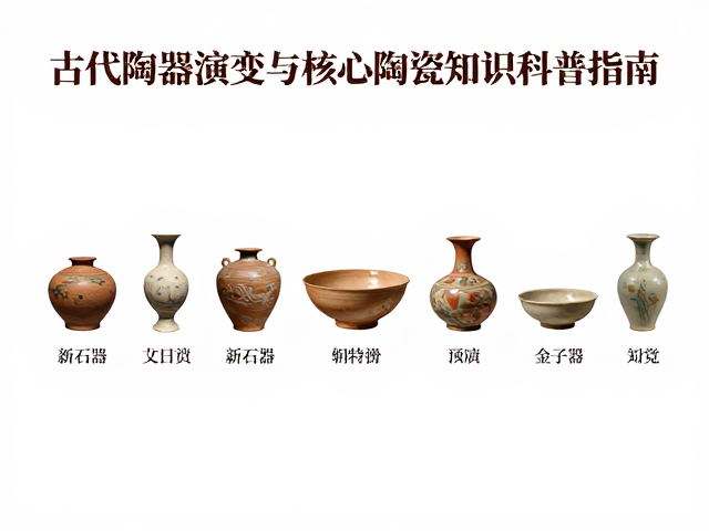古陶瓷展必看,古代陶器演变与核心陶瓷知识科普指南