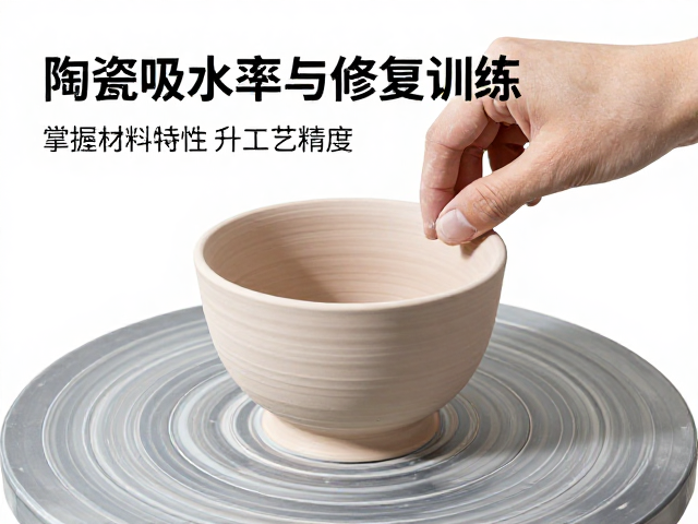 陶瓷吸水率与修坯训练,掌握材料特性提升工艺精度