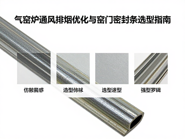 窑门密封条的材质特性与选型逻辑