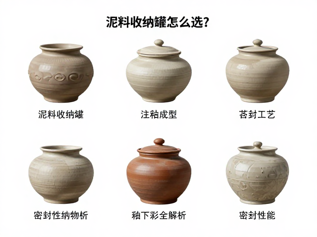 泥料收纳罐怎么选?注浆成型与釉下彩工艺全解析
