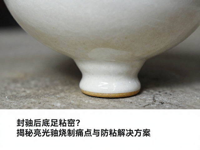封釉后底足粘窑?揭秘亮光釉烧制痛点与防粘解决方案
