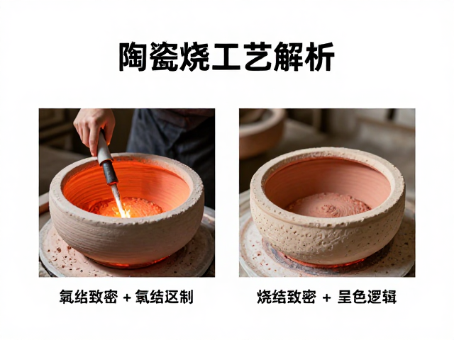 氧化烧制的环境控制与呈色逻辑