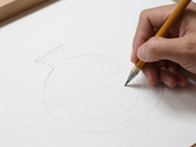 打稿定位:从白坯上的墨线到空间构图