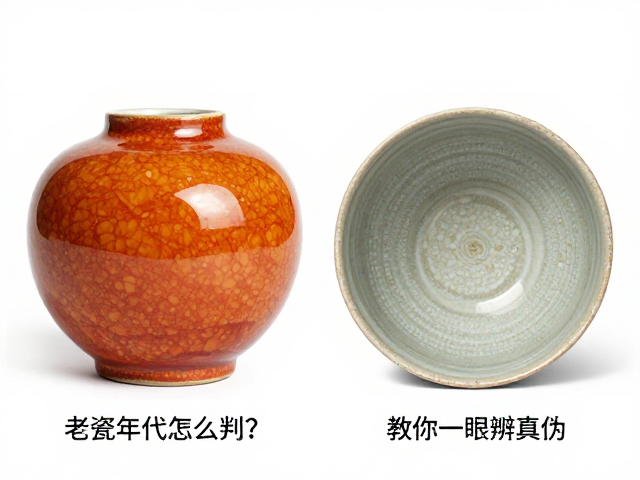 老瓷器年代怎么判？橘皮釉对比案例，教你一眼辨真伪