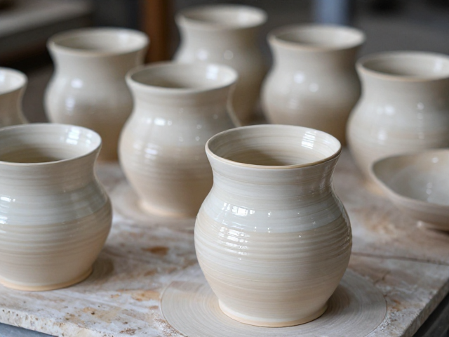电窑烧中温陶1100-1200℃,观察出窑效果,揭秘釉面变化