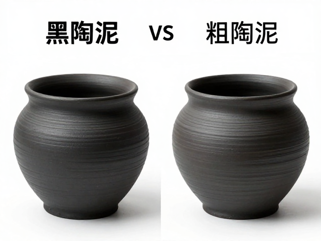 黑陶泥与粗陶泥怎么选？根据釉料匹配精准选择，避坑指南