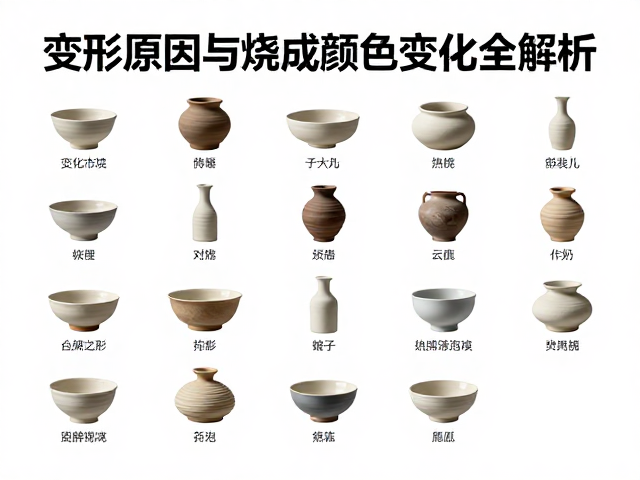 烧成颜色变化的化学原理与关键变量
