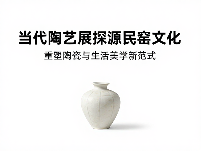 当代陶艺展探源民窑文化,重塑陶瓷与生活美学新范式