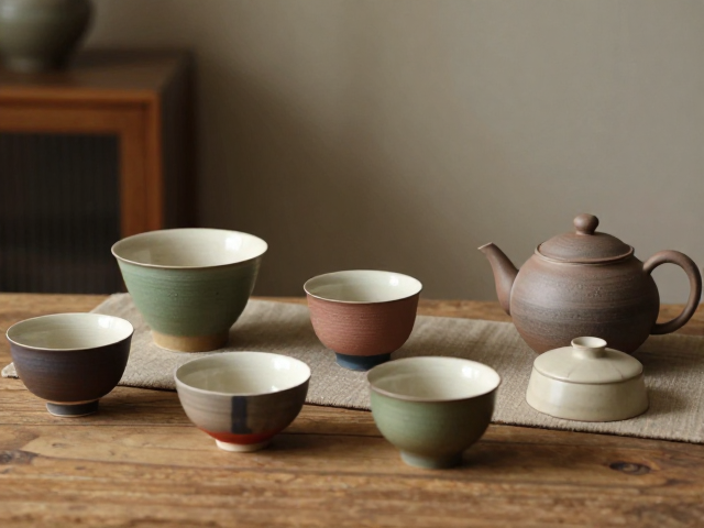 茶席器具搭配中的色彩与空间构建